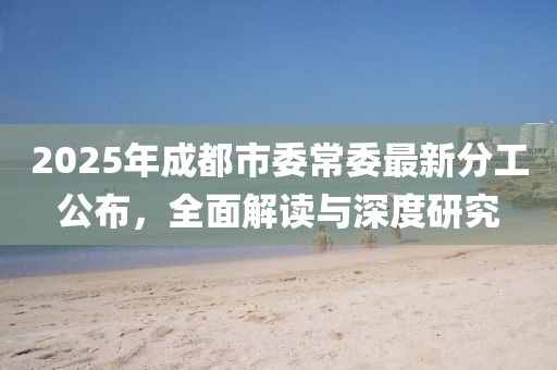 2025年成都市委常委最新分工公布,全面解讀與深度研究