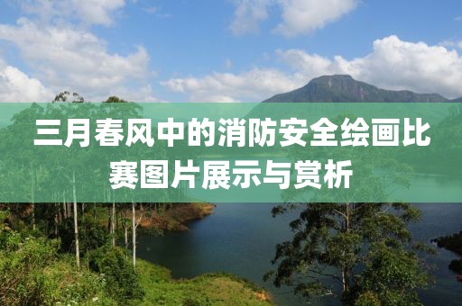 三月春風(fēng)中的消防安全繪畫(huà)比賽圖片展示與賞析