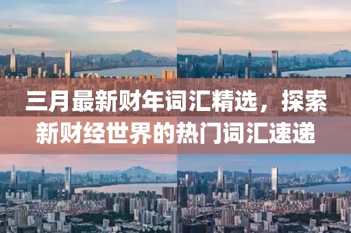 三月最新財(cái)年詞匯精選,探索新財(cái)經(jīng)世界的熱門詞匯速遞