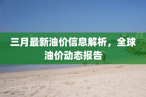 三月最新油價信息解析,全球油價動態報告