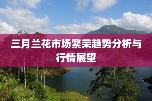 三月蘭花市場(chǎng)繁榮趨勢(shì)分析與行情展望