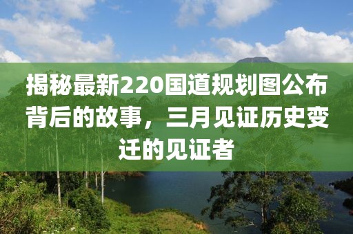 揭秘最新220國道規劃圖公布背后的故事,三月見證歷史變遷的見證者