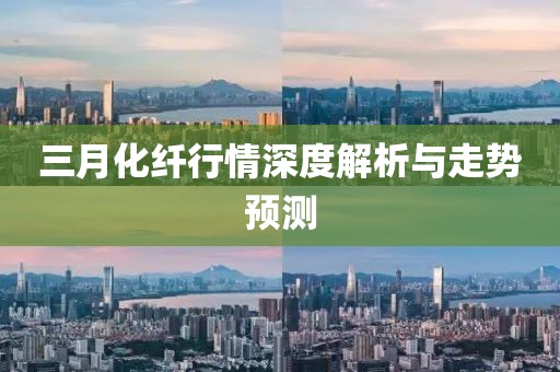 三月化纖行情深度解析與走勢預測