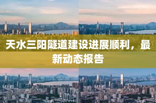 天水三陽隧道建設(shè)進展順利，最新動態(tài)報告