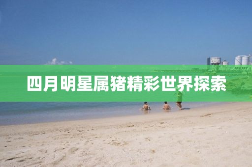四月明星屬豬精彩世界探索