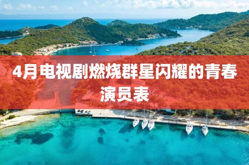 4月電視劇燃燒群星閃耀的青春演員表