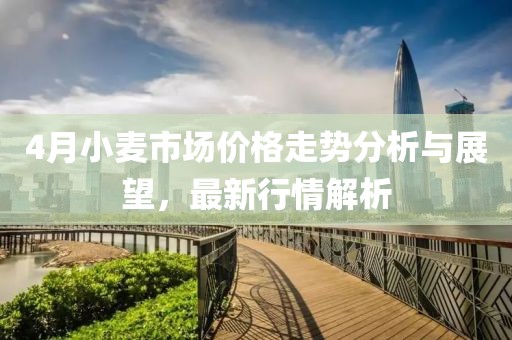 4月小麥市場價格走勢分析與展望,最新行情解析