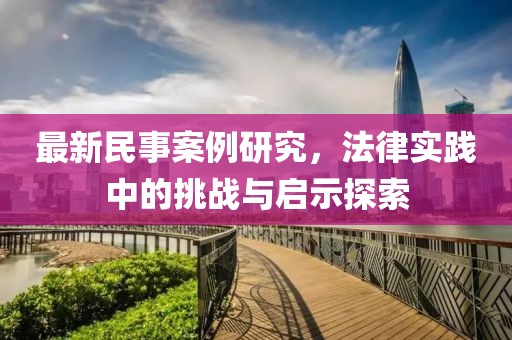 最新民事案例研究，法律實(shí)踐中的挑戰(zhàn)與啟示探索