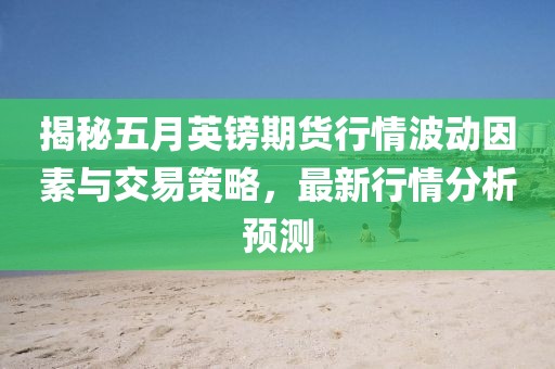 揭秘五月英鎊期貨行情波動(dòng)因素與交易策略,最新行情分析預(yù)測(cè)