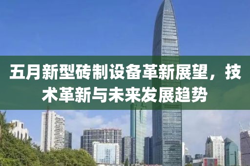 五月新型磚制設(shè)備革新展望,技術(shù)革新與未來發(fā)展趨勢