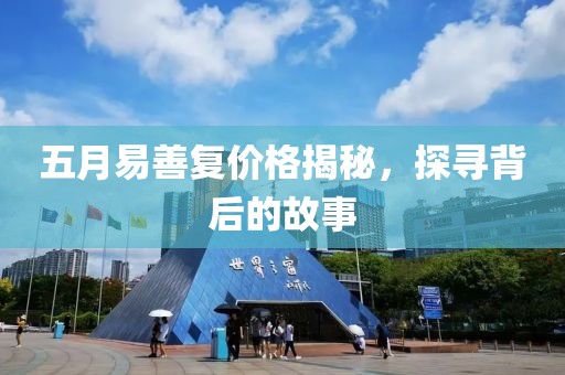 五月易善復(fù)價(jià)格揭秘,探尋背后的故事