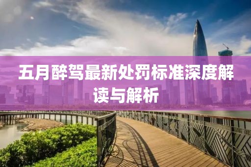 五月醉駕最新處罰標準深度解讀與解析