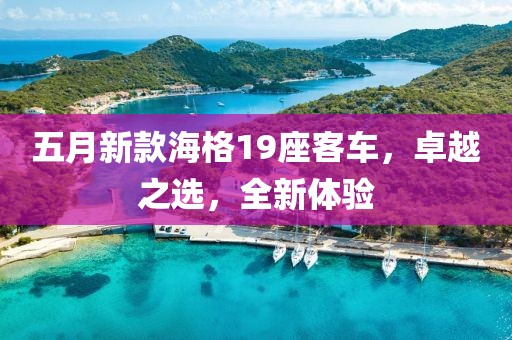 五月新款海格19座客車，卓越之選，全新體驗