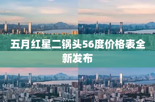 五月紅星二鍋頭56度價格表全新發布