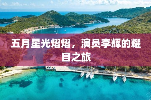 五月星光熠熠,演員李輝的耀目之旅