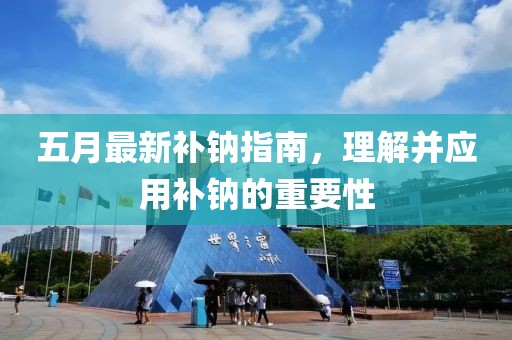 五月最新補鈉指南,理解并應用補鈉的重要性