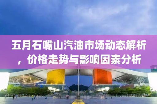 五月石嘴山汽油市場動態解析,價格走勢與影響因素分析