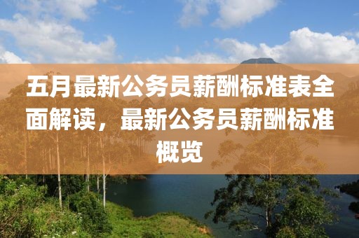 五月最新公務員薪酬標準表全面解讀,最新公務員薪酬標準概覽
