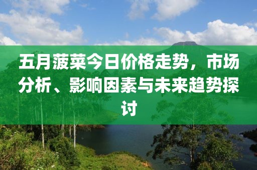 五月菠菜今日價格走勢,市場分析、影響因素與未來趨勢探討