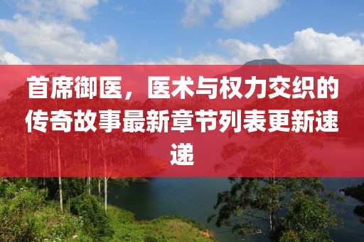 首席御醫,醫術與權力交織的傳奇故事最新章節列表更新速遞