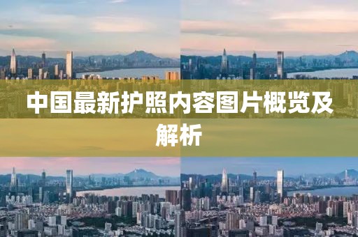中國最新護照內容圖片概覽及解析