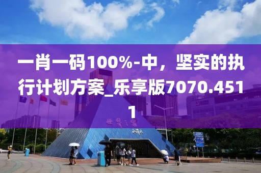 一肖一碼100%-中,堅實的執行計劃方案_樂享版7070.4511