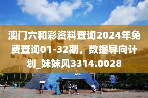 澳門六和彩資料查詢2024年免費查詢01-32期,數據導向計劃_妹妹風3314.0028