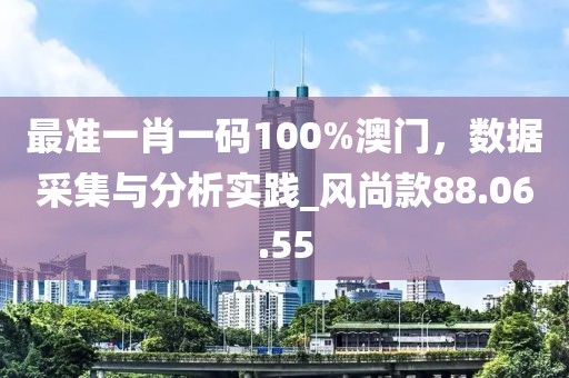 最準一肖一碼100%澳門,數據采集與分析實踐_風尚款88.06.55