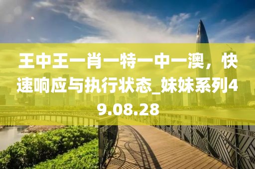 王中王一肖一特一中一澳,快速響應(yīng)與執(zhí)行狀態(tài)_妹妹系列49.08.28
