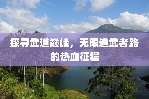探尋武道巔峰，無限道武者路的熱血征程