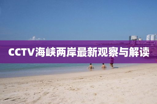 CCTV海峽兩岸最新觀察與解讀