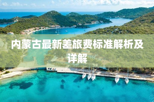 內(nèi)蒙古最新差旅費標準解析及詳解